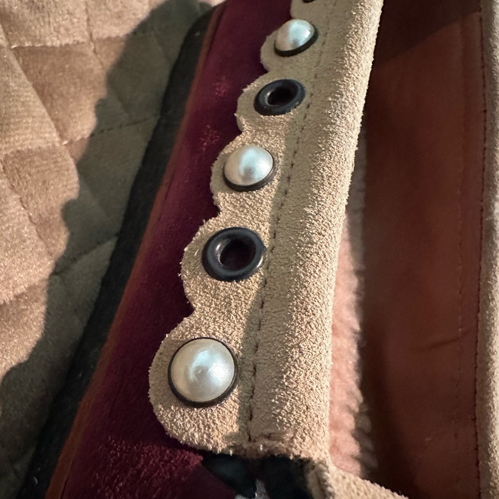 Coach Brown and Cream Moccasins with Classic Design - Picture 7 of 7
